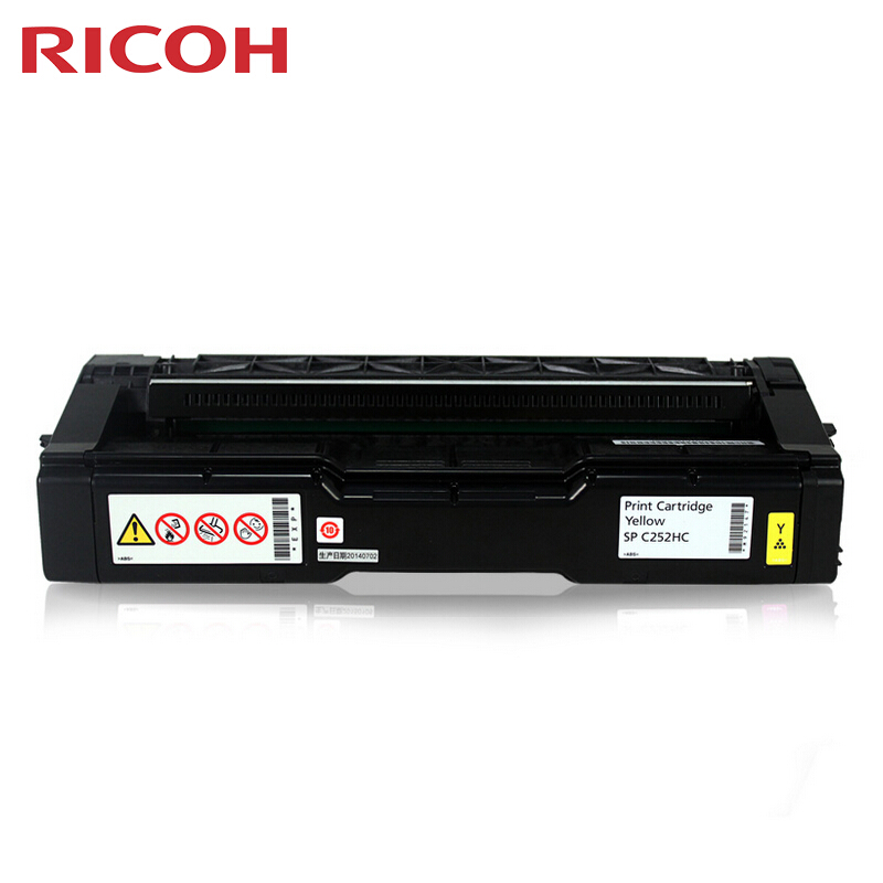 理光(RICOH)黄色原装大容量碳粉墨粉盒SP C252HC型 适用理光SP C252SF/252DN