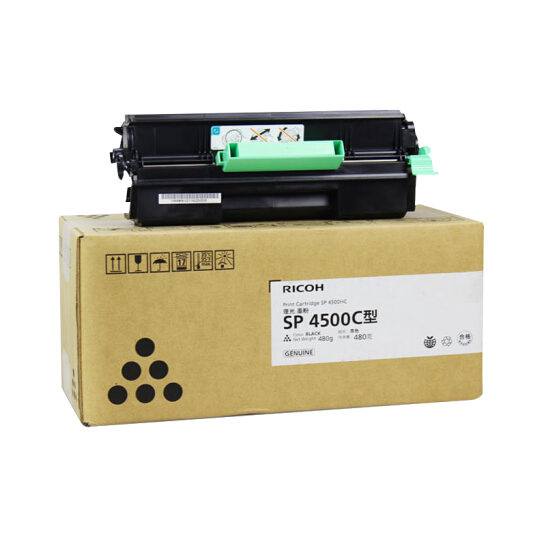 理光(RICOH)黑色原装大容量（400g）墨粉盒SP 4500C型 适用SP 4510DN/4510SF