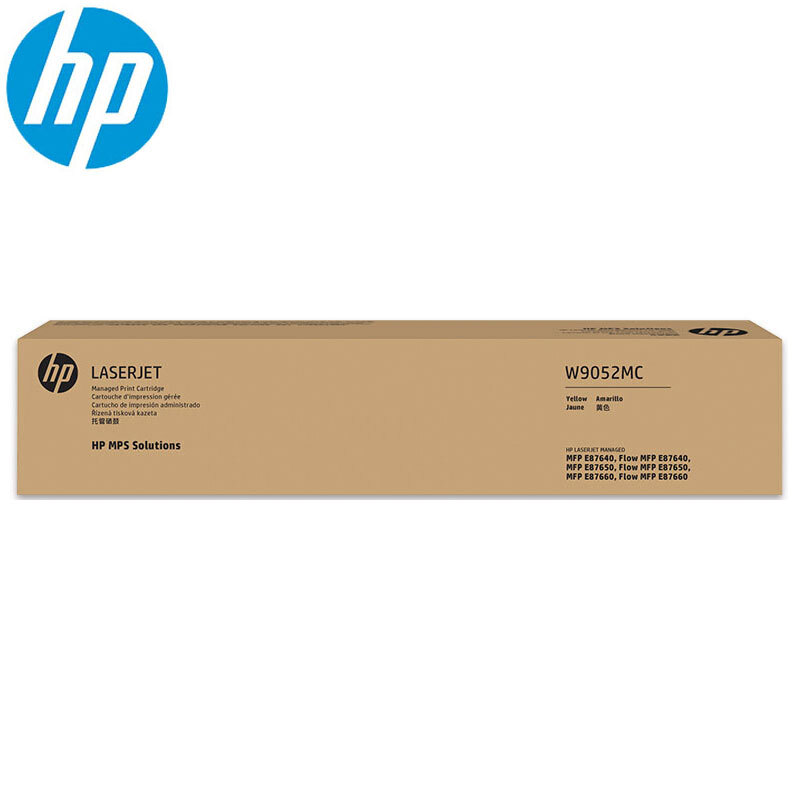惠普 W9052MC黄色粉盒（约52000页）适用HP Color LaserJet ManagedMFP E876 系列