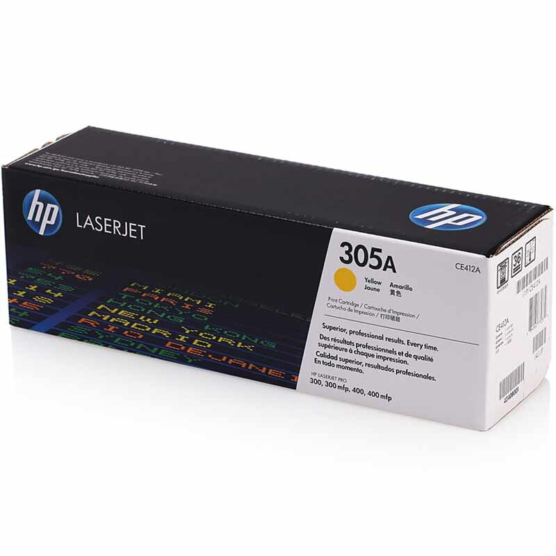 惠普 CE412AC 黄色硒鼓 305A适用LaserJet Pro M351a/M451dn/M451nw 打印机系列 /颜色：黄色