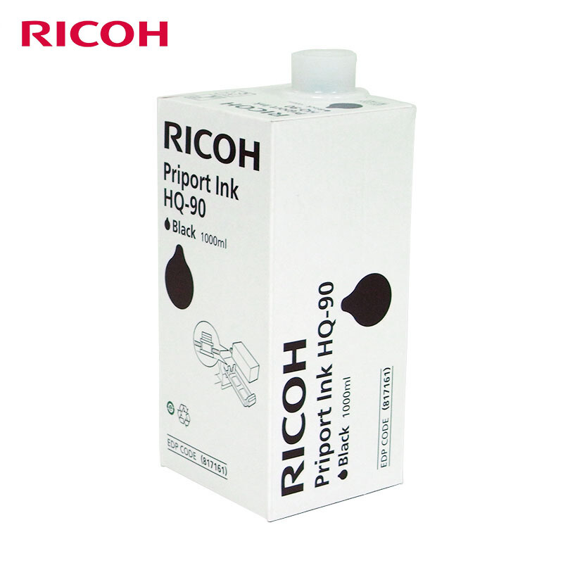 理光(Ricoh) 黑油墨HQ90 适用理光HQ9000 1升/支 单支价格