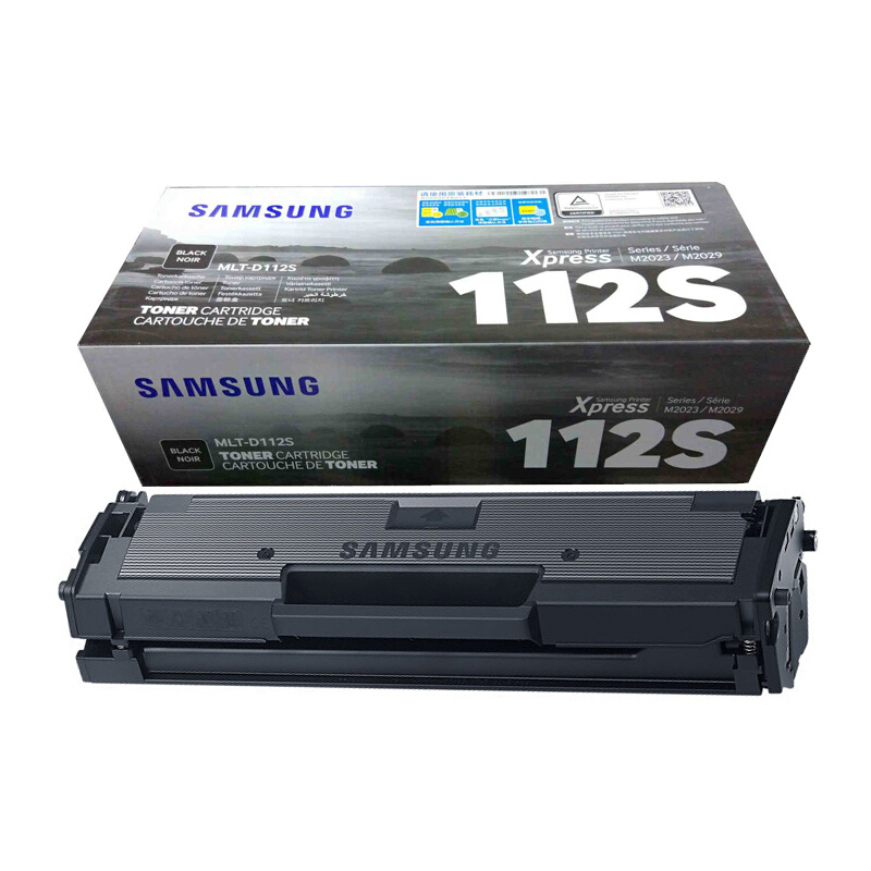 三星(SAMSUNG)MLT-D112S/XIL黑色原装硒鼓 适用SL-M2023/颜色：黑白鼓粉一体