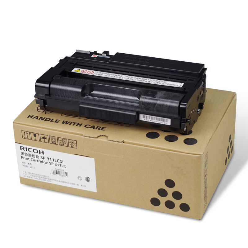 理光(RICOH)一体式墨粉盒SP 311LC型硒鼓粉仓小容量 适用SP310DNw/310SFNw/320DN/320SN/320SFN/325DNw/325SNw/325SFNw