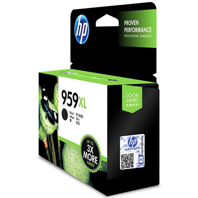 惠普(HP)L0R42AA 959XL 超高容量原装黑色墨盒 适用HP Officejet Pro 8210; HP Officejet Pro 8216; HP Officejet Pro 8720; HP Officejet Pro 8730;