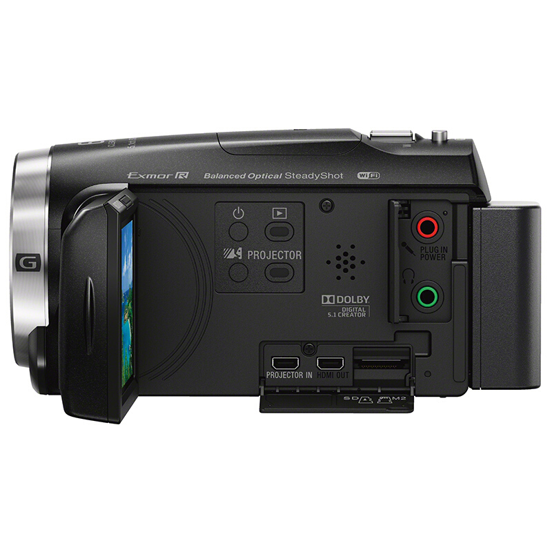 索尼（SONY）HDR-PJ675 高清数码摄像机 32G内存(5轴防抖 约30倍光学变焦 内置投影仪 WIFI/NFC传输）
