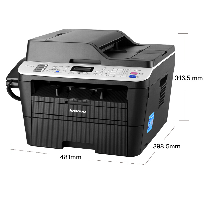 联想（Lenovo）M7655DHF 黑白激光一体机（打印、复印、扫描、传真、网络、双面打印）