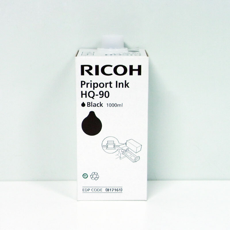 理光(Ricoh) 黑油墨HQ90 适用理光HQ9000 1升/支 单支价格