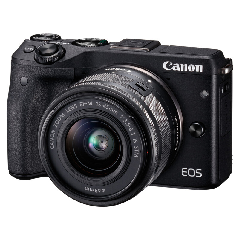 佳能（CANON） EOS M3 微单单电数码相机套装 EOS m3(15-45)套机 白色/黑色