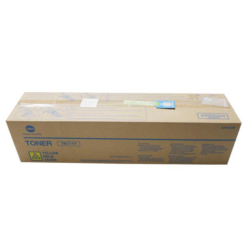 柯尼卡美能达(KONICA MINOLTA) 原装碳粉TN711Y 约31500页 适用柯尼卡美能达bizhub C654e/C754e 黄色