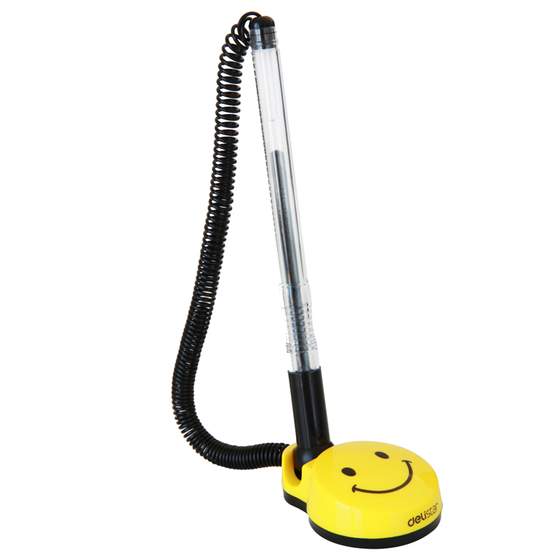 得力思达6793中性台笔 笑脸台笔 柜台签字笔 单支价