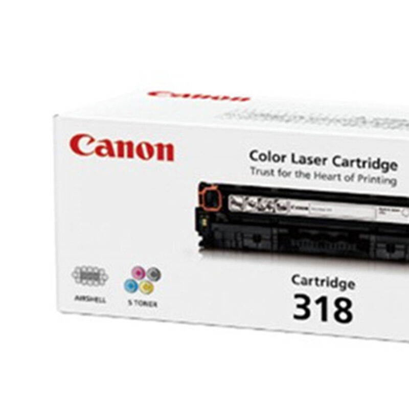 佳能(CANON) 原装Cartridge 318 Y黄色墨粉 约2900页 适用佳能LBP7200cd/LBP7200cdn/LBP7660cdn