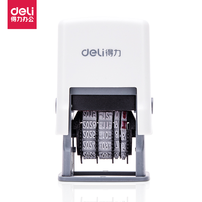 得力79951日期印 自动回墨年月日可调 时间印章 生产日期打码机