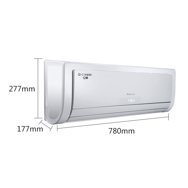 格力(GREE) 定频冷暖 经济惠民 壁挂式空调 Q畅 大1匹KFR-26GW(26594)Aa-2