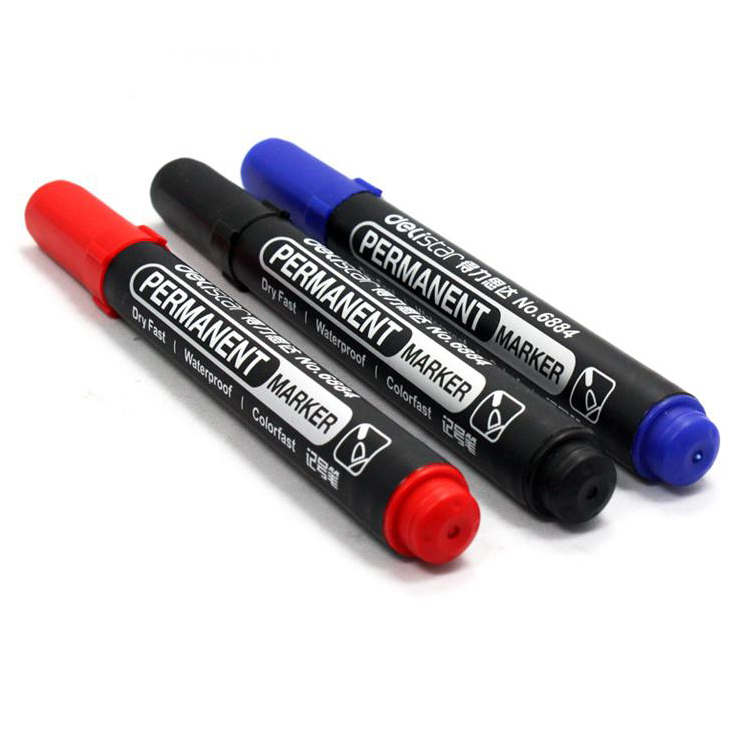 得力思达6884记号笔 可选黑红蓝色