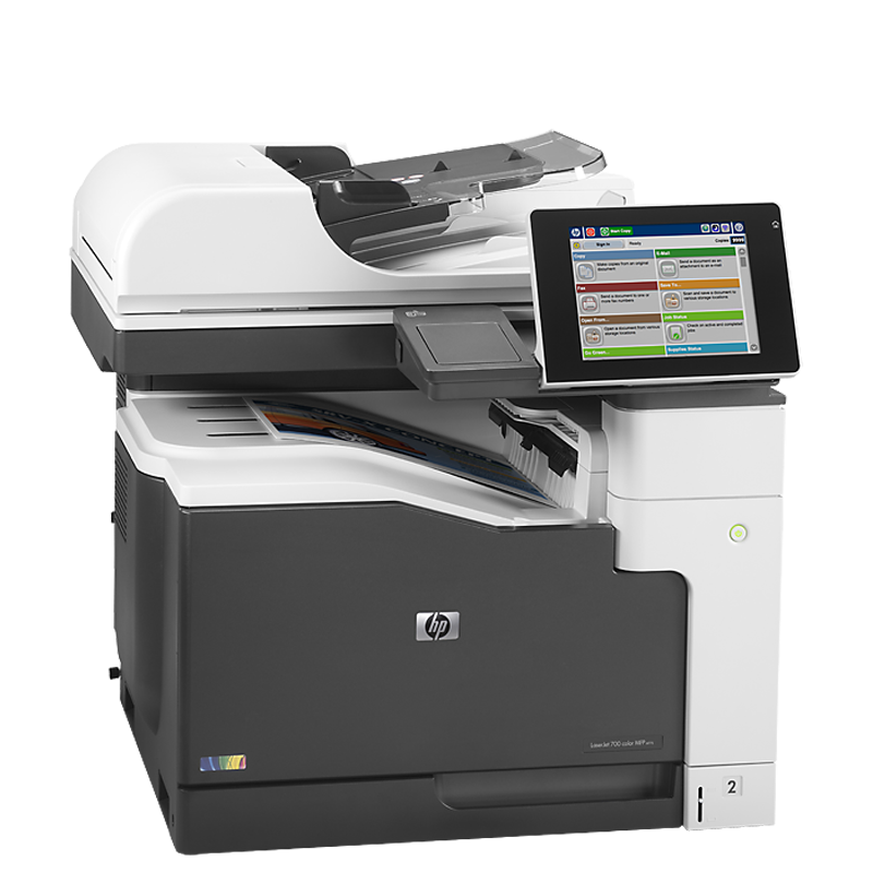 惠普 HP LaserJet 700 Color MFP M775dn A3A4激光彩色打印机复印扫描一体机 输稿器 双面+网络