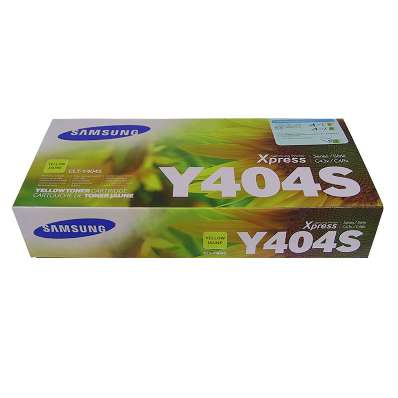 三星(SAMSUNG)CLT-Y404S/XIL黄色原装硒鼓 适用SL-C430/XIL,SL-C480/XIL/颜色：彩色鼓粉一体黄色