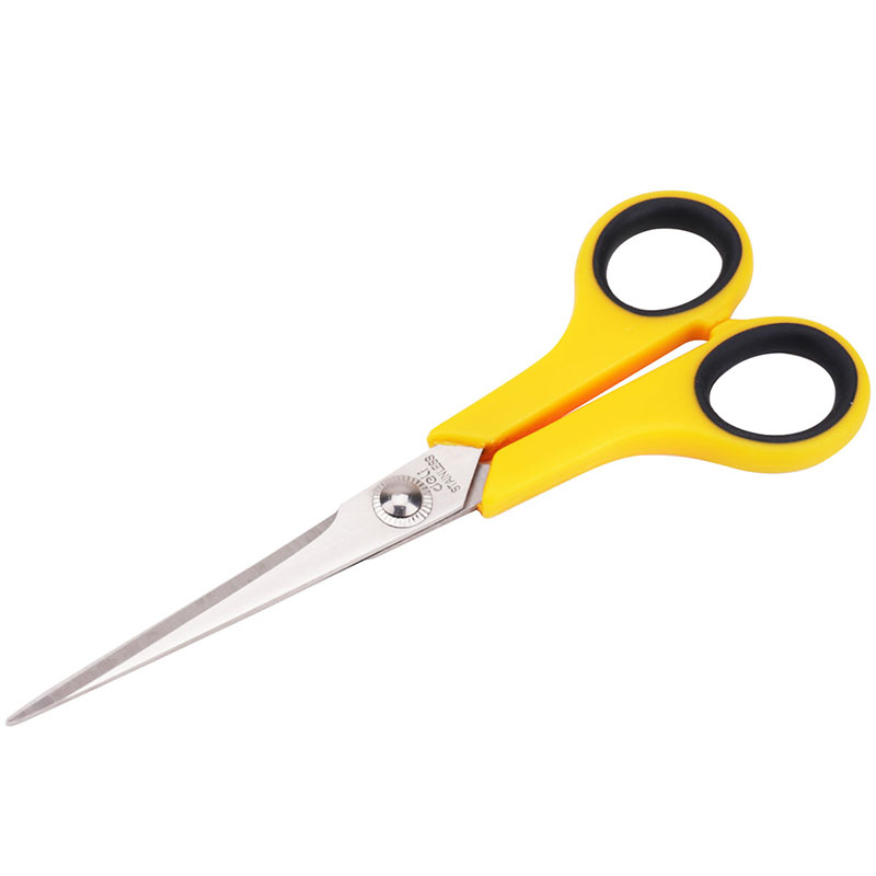 得力剪刀6003剪刀 创意时尚办公剪纸刀 办公学生锋利剪刀 彩色175mm 单把价