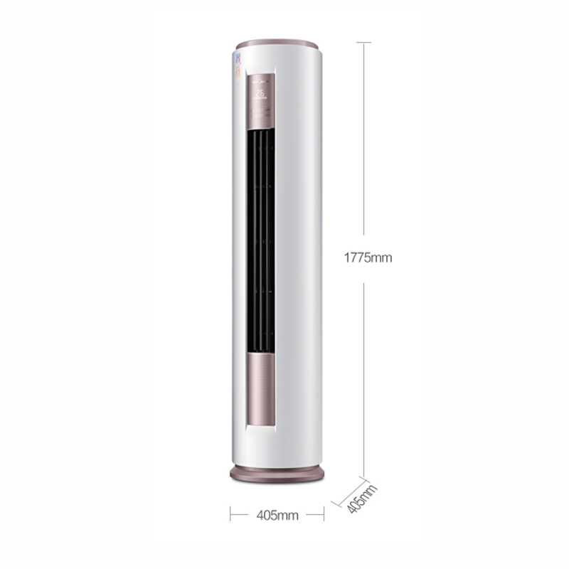 美的(Midea)KFR-51LW/DY-YA400(D3)智行定速冷暖静音智能清洁圆柱空调柜机2匹