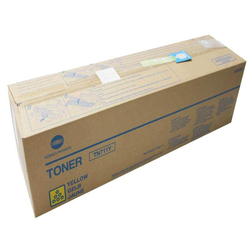 柯尼卡美能达(KONICA MINOLTA) 原装碳粉TN711Y 约31500页 适用柯尼卡美能达bizhub C654e/C754e 黄色