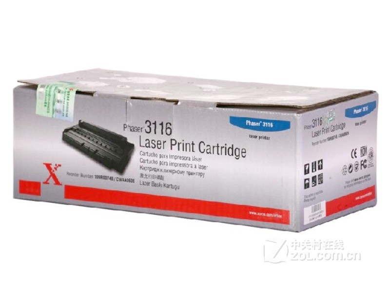 富士施乐(Fuji Xerox) 适用Phaser 3116 激光打印硒鼓109R00748原装 激光打印硒鼓 约3000页