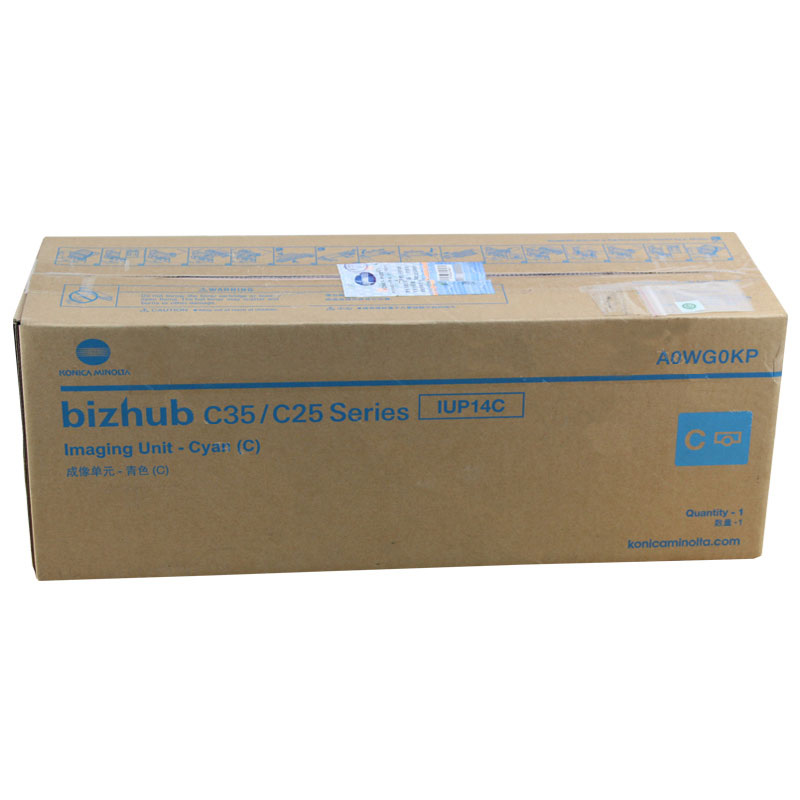 柯尼卡美能达(KONICA MINOLTA) 原装bizhub C25 成像单元IUP14C-青色(30K) 适用bizhub C25 青色