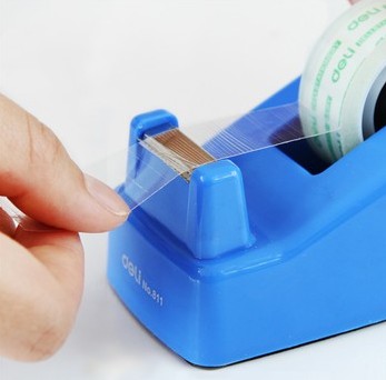 得力811胶带座 小号撕胶带座胶带台胶带切割器封口透明胶带胶布座
