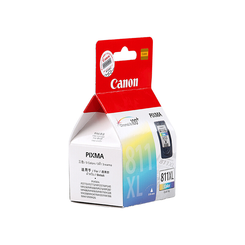 佳能(Canon)CL-811 XL原装彩色高容量墨盒 349页 适用佳能MP276 MX338