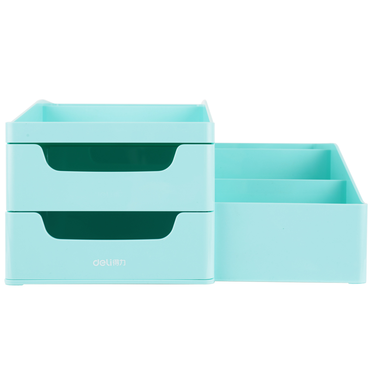 得力8900收纳盒 笔筒大容量实用时尚文具用品办公用品