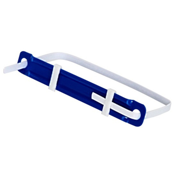 得力5548塑胶装订夹 装订扣 装订条 装订夹 80mm 封面夹条 混色 50套/盒