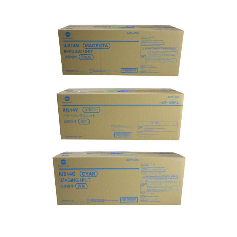 柯尼卡美能达(KONICA MINOLTA) 原装组合成像单元IU214CMY 约70000页 适用bizhubC287/C227 红黄蓝三色
