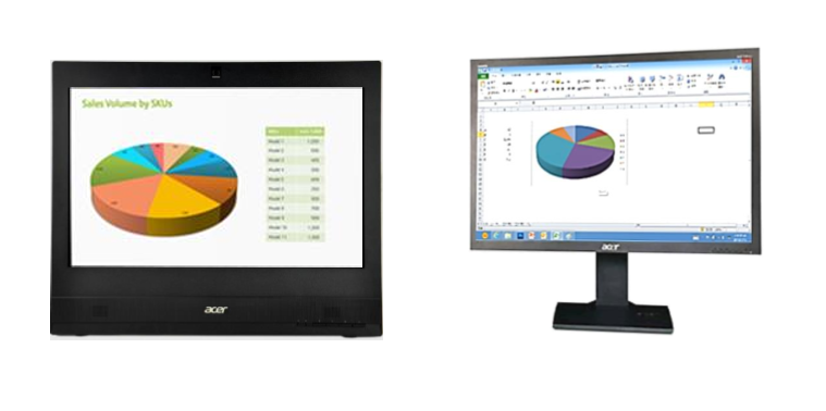 宏碁 Veriton A650 8224 商务台式电脑一体机（Intel I3-10100/4G内存/1TB硬盘/ 21.5英寸宽屏LED背光高清显示器 /安装正版Linux系统）