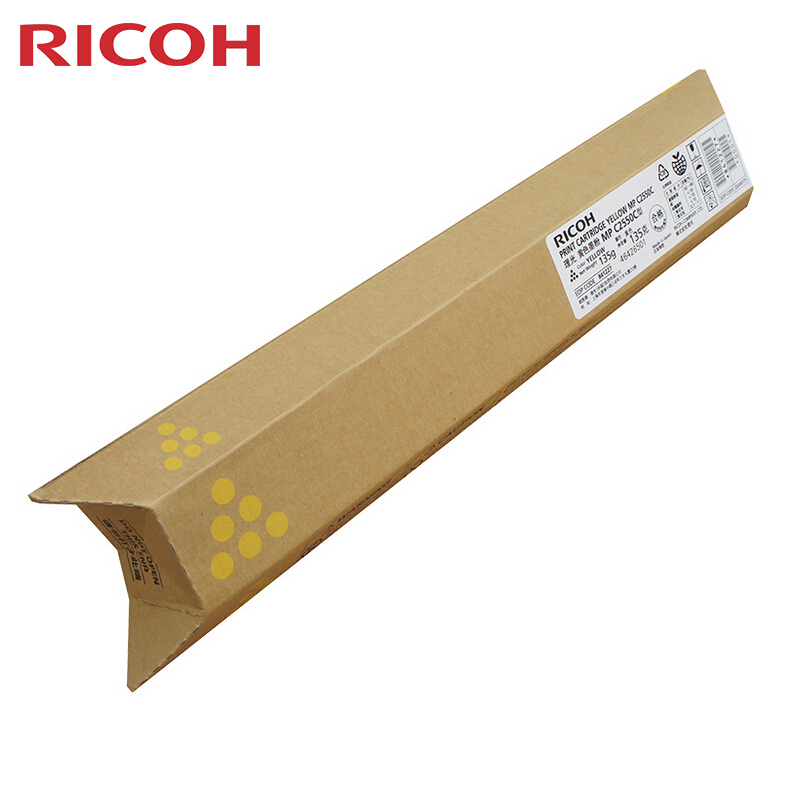 理光(RICOH)黄色原装大容量墨粉盒 MP C2550C型 适用理光MP C2010系列