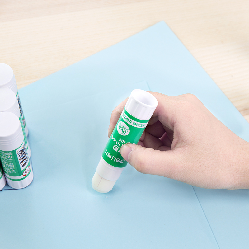 得力7104Z固体胶 小号胶棒 学生强力胶 办公固体胶15g12支/盒 单支价