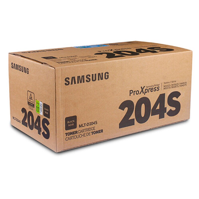 三星MLT-D204S/XIL黑色原装鼓粉分离粉盒 适用SL-M3325ND/XIL SL-M3825D/XIL SL-M3825ND/XIL SL-M4025ND/XIL SL-M4025NX/XIL SL-M3375HD/XIL