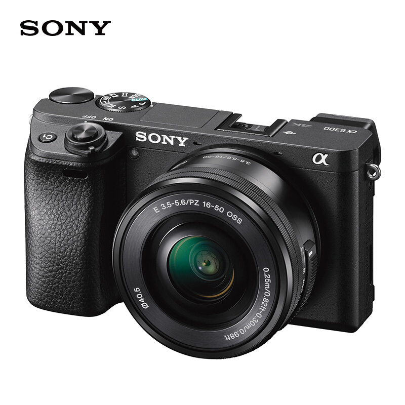 索尼（SONY）ILCE-6300L/a6300 微单相机 含(16-50镜头)黑色