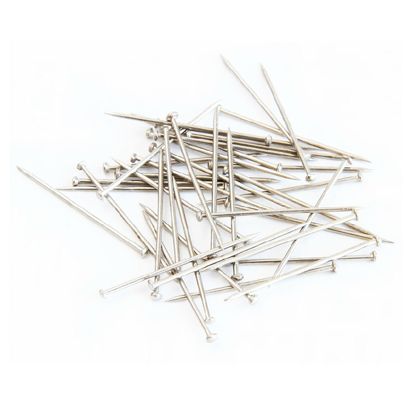 得力0039大头针 3号直别针金属大头针 100克/筒